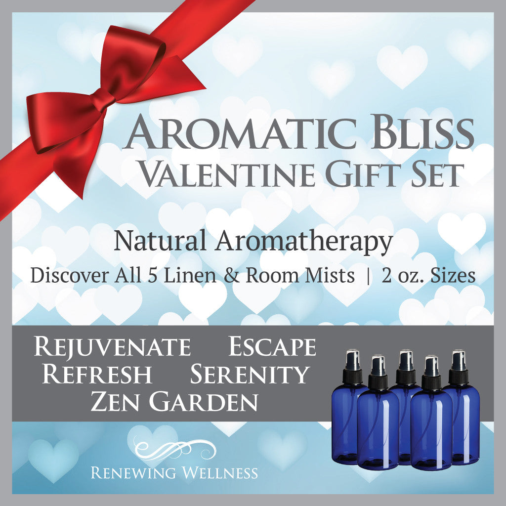 Aromatherapy Essential Oil Linen Room Sprays Valentine Gift Set